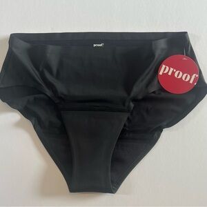 PROOF Leakproof Period Underwear Super Heavy Absorbency Brief Black Small NWT